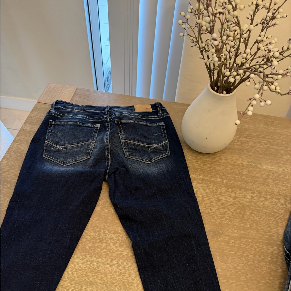BKE Indigo Jeans with Contrast Stitching